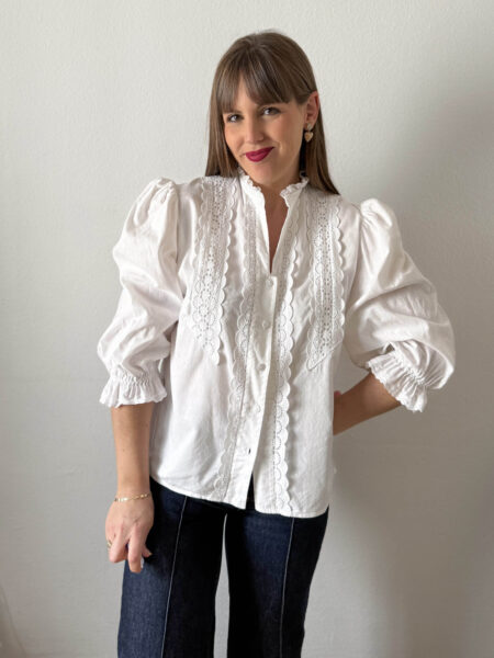 Imagen de Blusa tirolesa encajes (2)