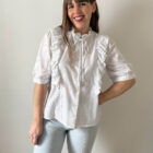 Imagen de Blusa topos y volantes (1)
