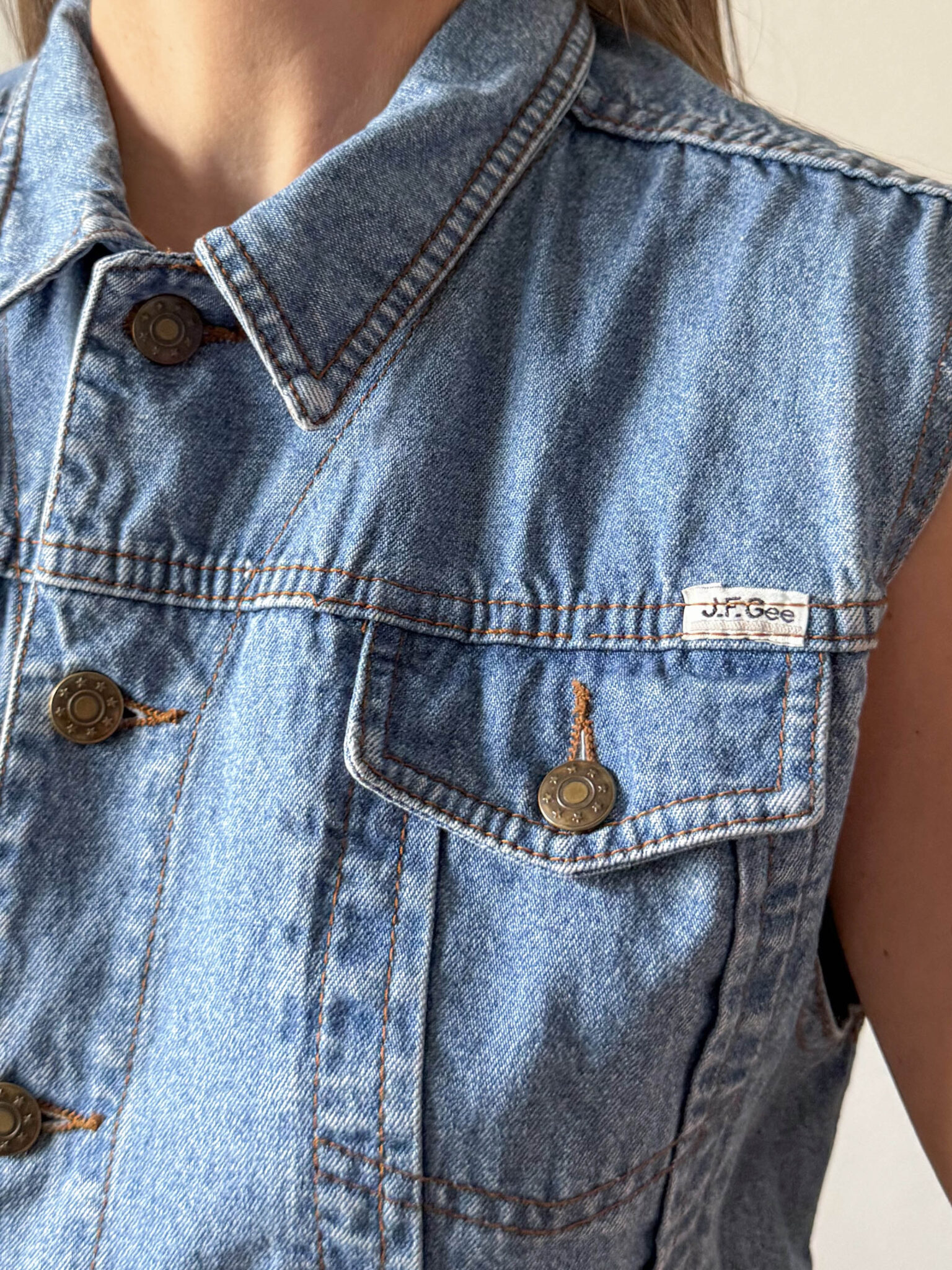Imagen de Chaleco denim vintage (5)