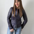 Imagen de Chaqueta piel morada (4)