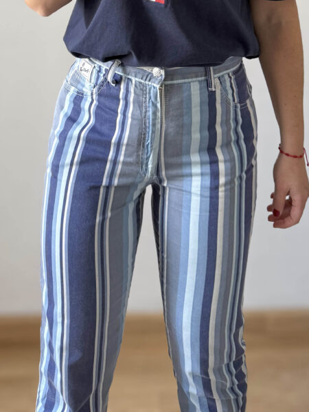 Imagen de Pantalon rayas azul (3)