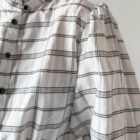 Imagen de Blusa cuello mao con cuadros (6)