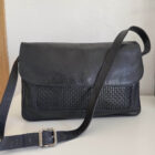 Imagen de Bolso italiano piel azul (1)