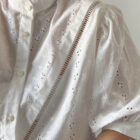 Imagen de Blusa blanca tejido bordado (4)
