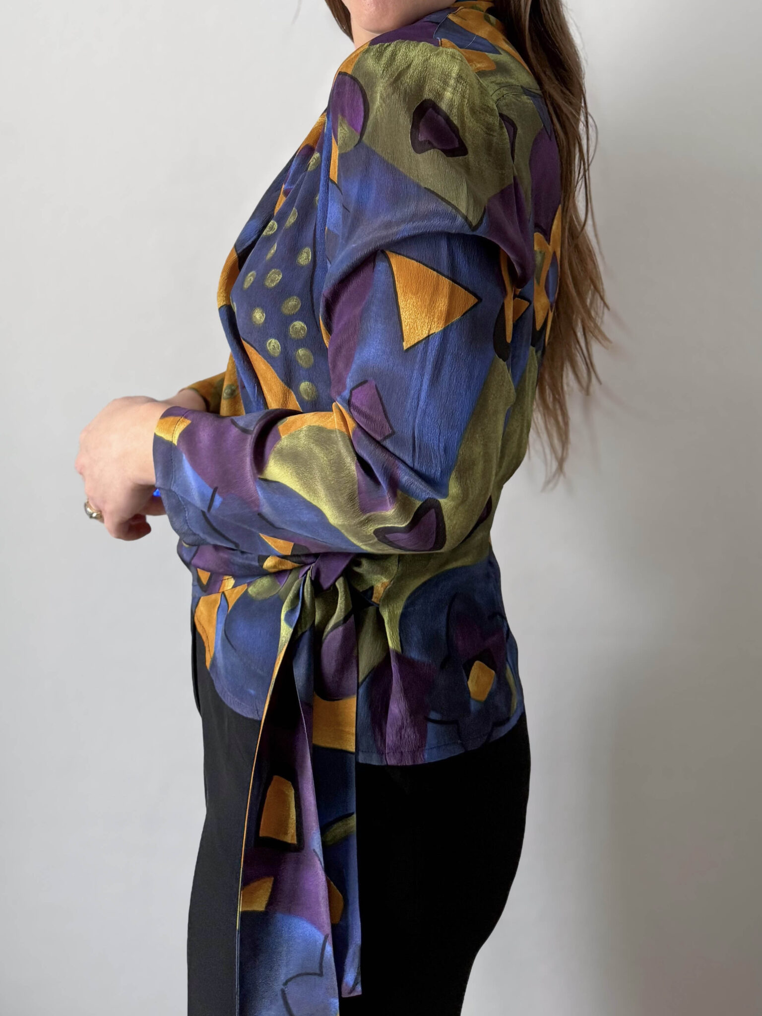 Imagen de Blusa colorida cruzada (3)