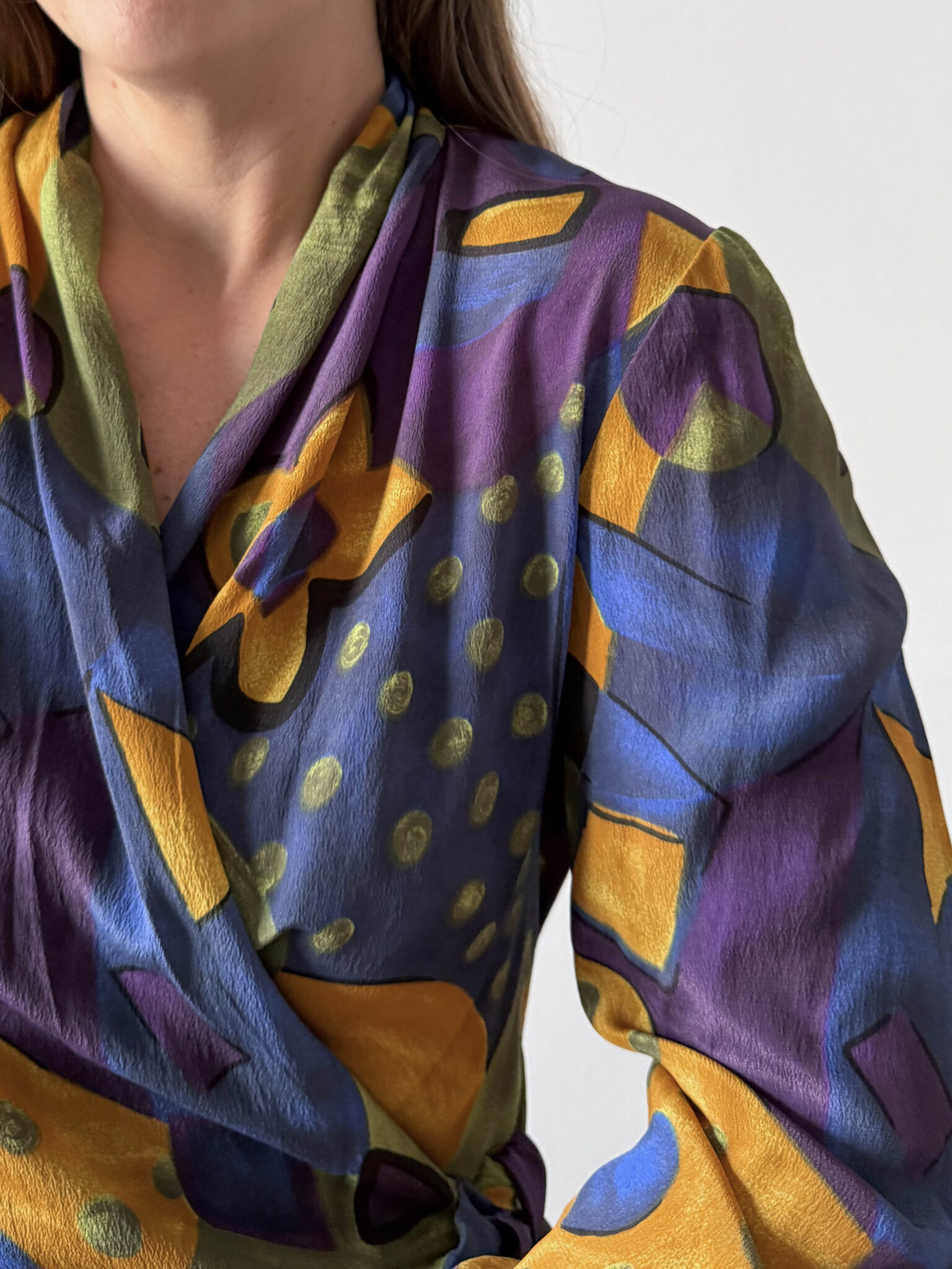 Imagen de Blusa colorida cruzada (5)