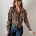 Imagen de Blusa floral con lazada (2)