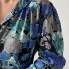 Imagen de Blusa flores azules (1)