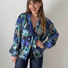 Imagen de Blusa flores azules (3)