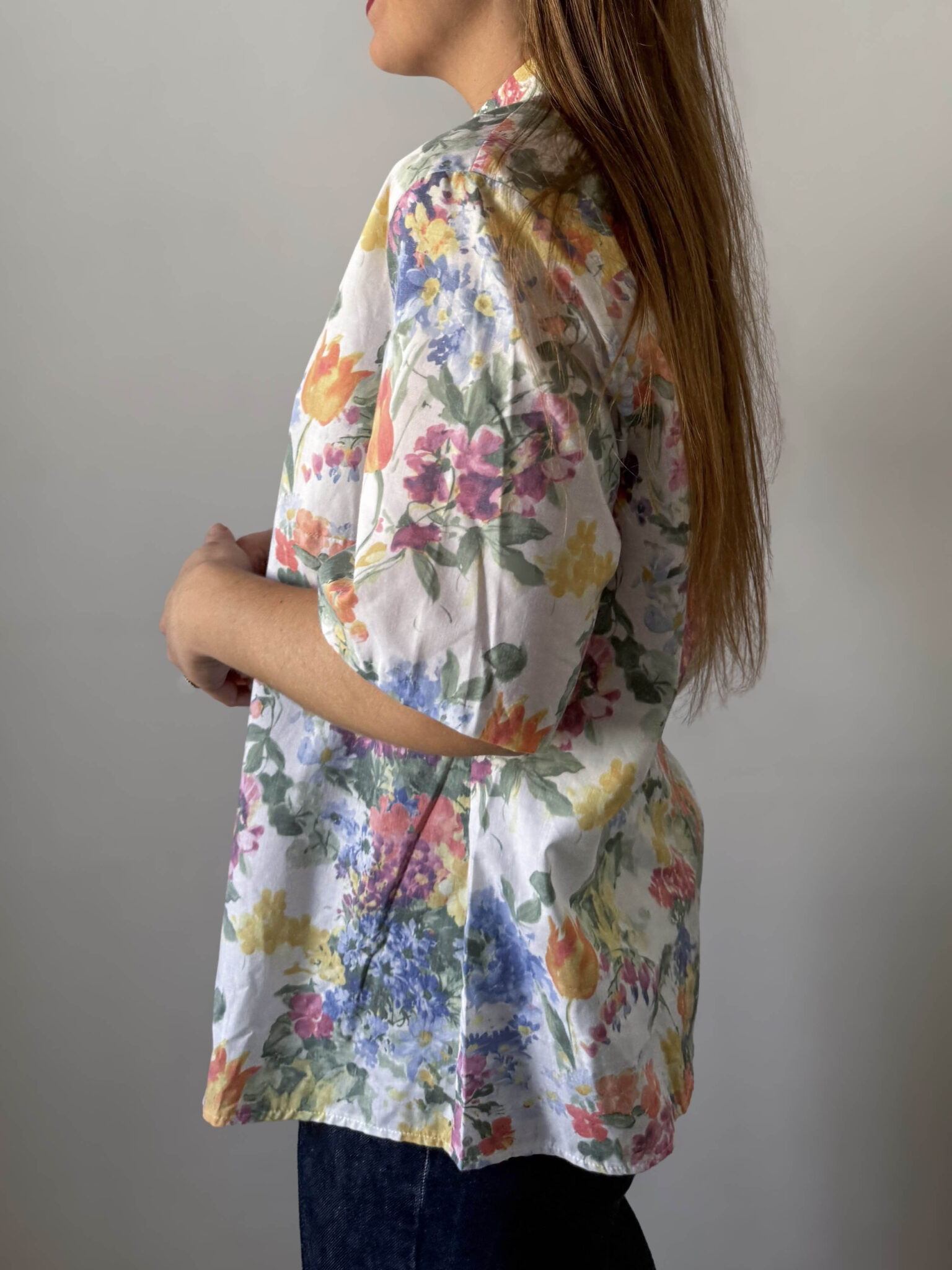 Imagen de Camisa flores multicolor (1)