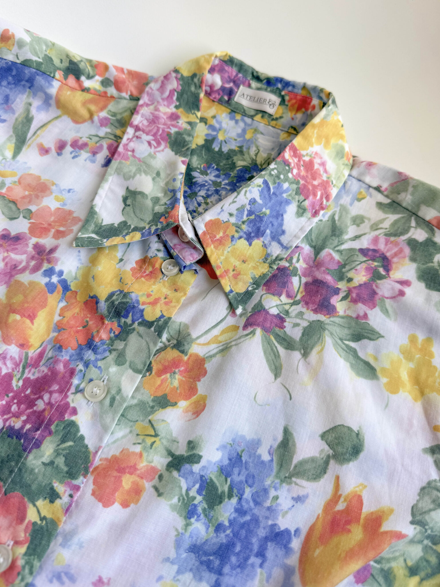 Imagen de Camisa flores multicolor (6)