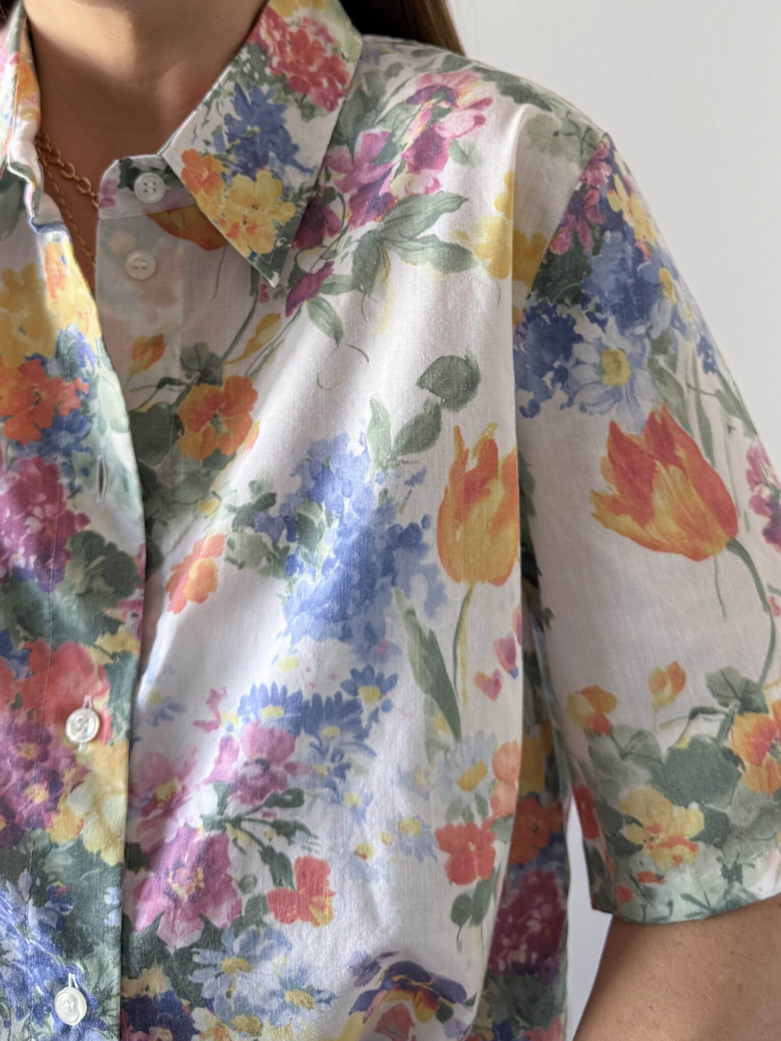 Imagen de Camisa flores multicolor (8)
