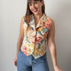 Imagen de Chaleco benetton flores (2)