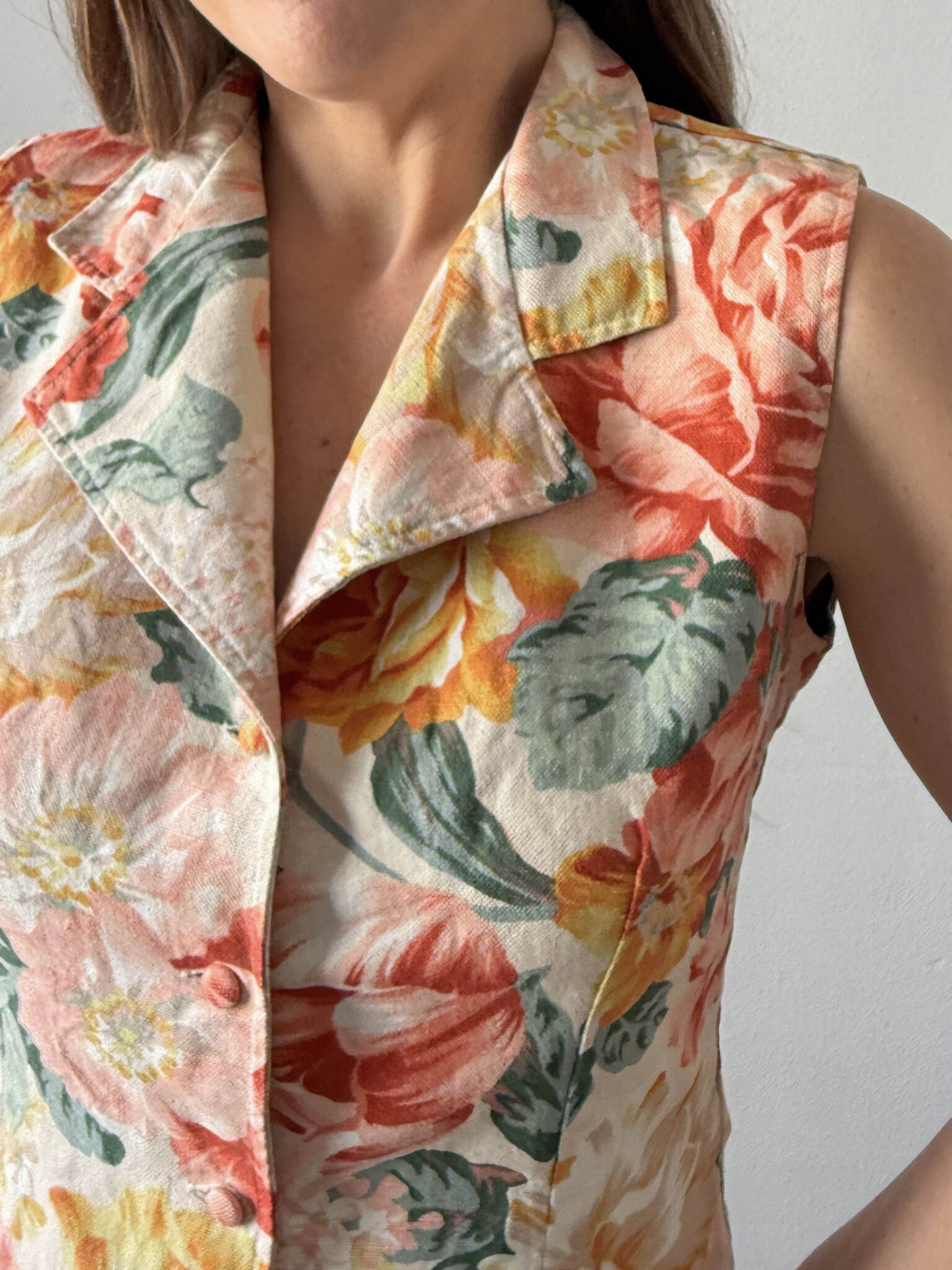 Imagen de Chaleco benetton flores (5)