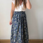 Imagen de Falda flores tonos azules (3)