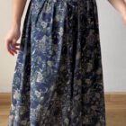 Imagen de Falda flores tonos azules (4)