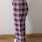 Imagen de Pantalon cuadros morados (3)