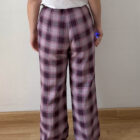 Imagen de Pantalon cuadros morados (4)