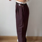Imagen de Pantalon pinzas color vino (3)