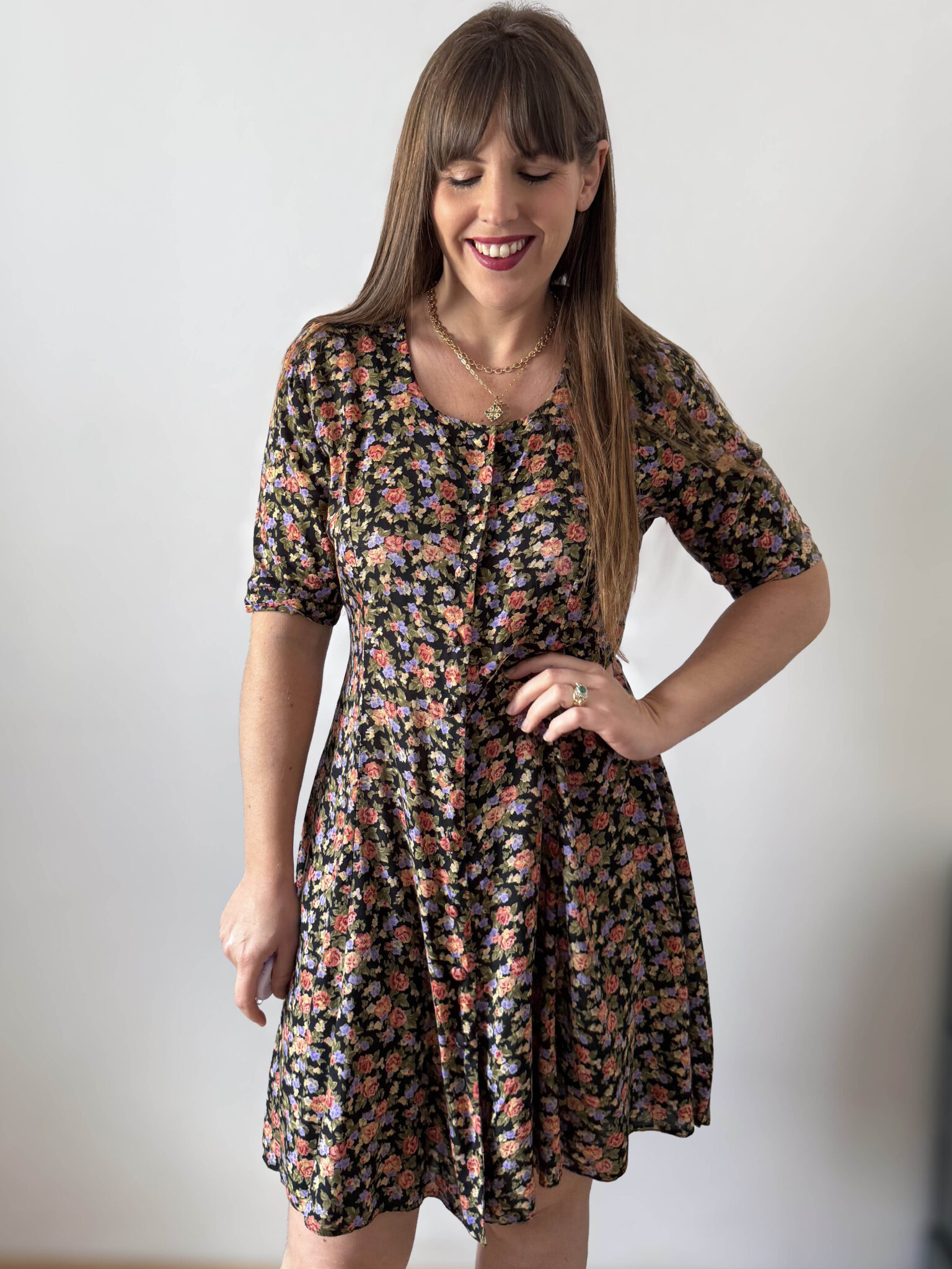 Imagen de Vestido corto floral (3)