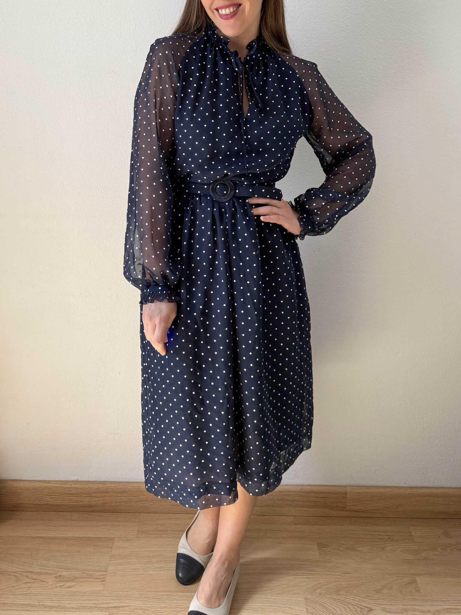 Imagen de Vestido gasa con lunares (2)
