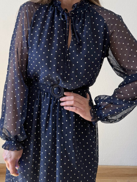 Imagen de Vestido gasa con lunares (4)