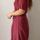 Imagen de Vestido granate con lunares (3)