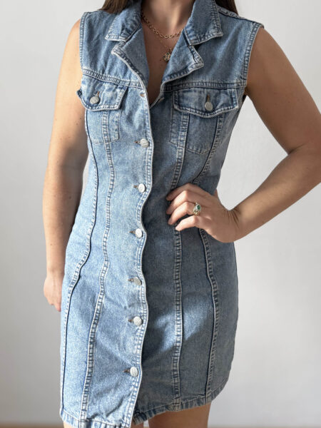 Imagen de Vestido mini denim (6)