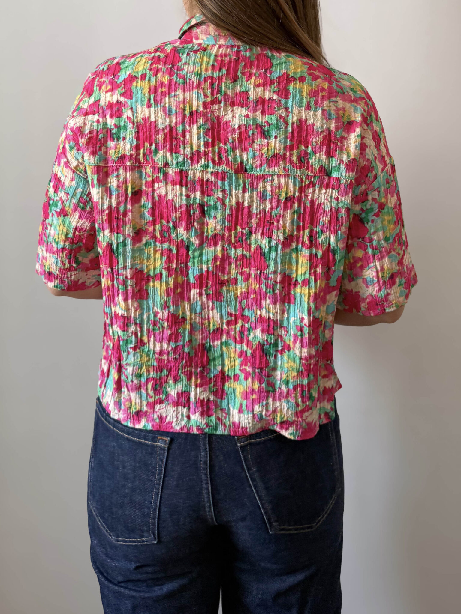 Imagen de Camisa plisada flores (4)