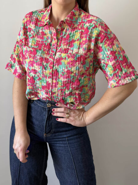 Imagen de Camisa plisada flores (6)