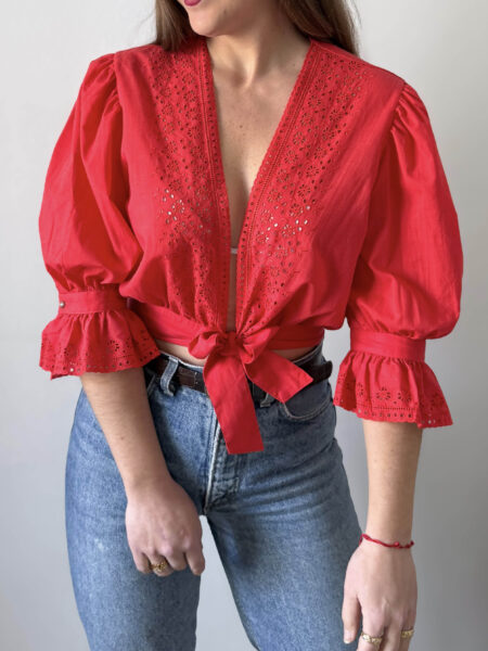 Imagen de Austriaca crop roja (7)