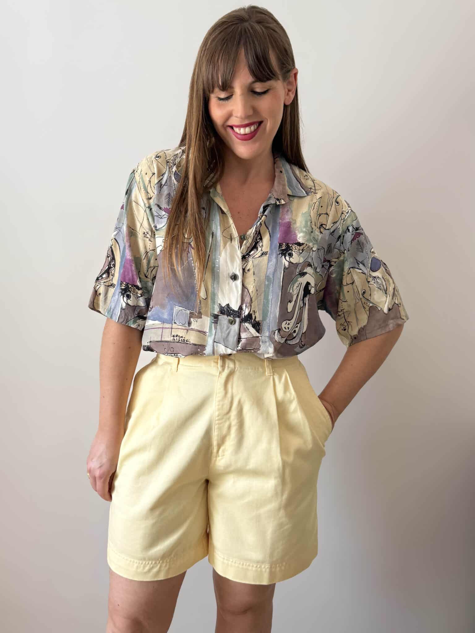 Imagen de Bermudas amarillo mantequilla (2)