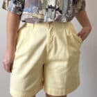 Imagen de Bermudas amarillo mantequilla (3)