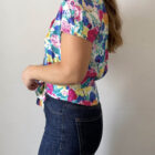 Imagen de Blusa colorida con lazada (2)