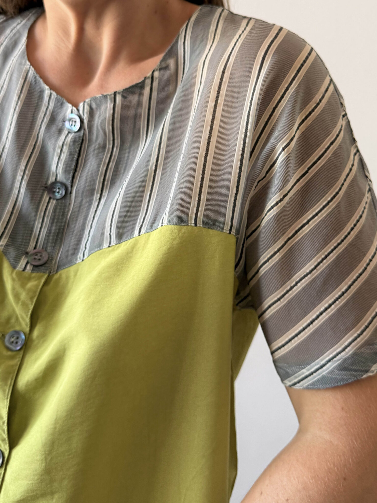 Imagen de Blusa lima combinada (5)
