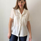 Imagen de Blusa seda bordada a mano (2)