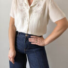 Imagen de Blusa seda bordada a mano (6)