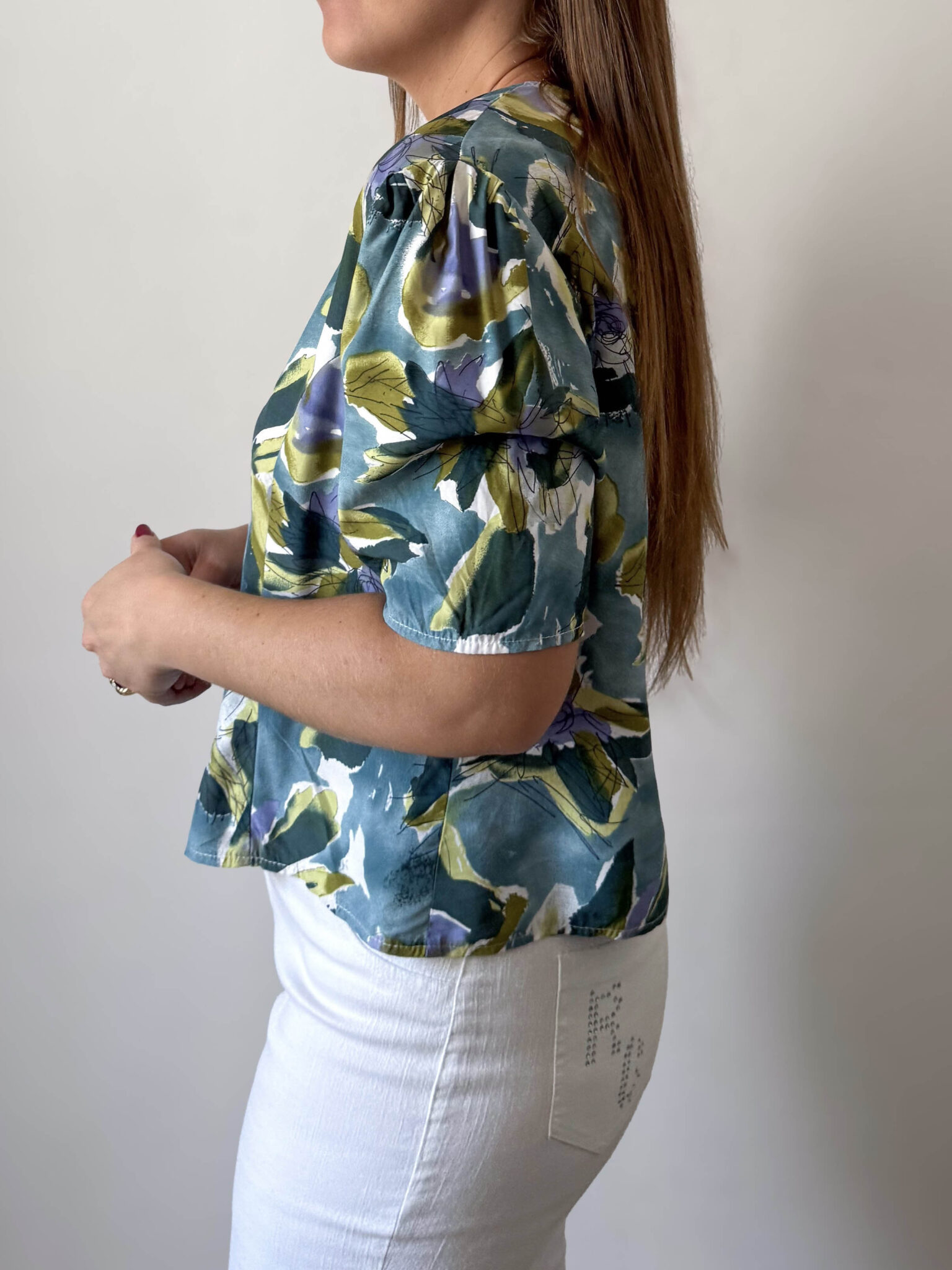 Imagen de Blusa tonos verdosos (3)