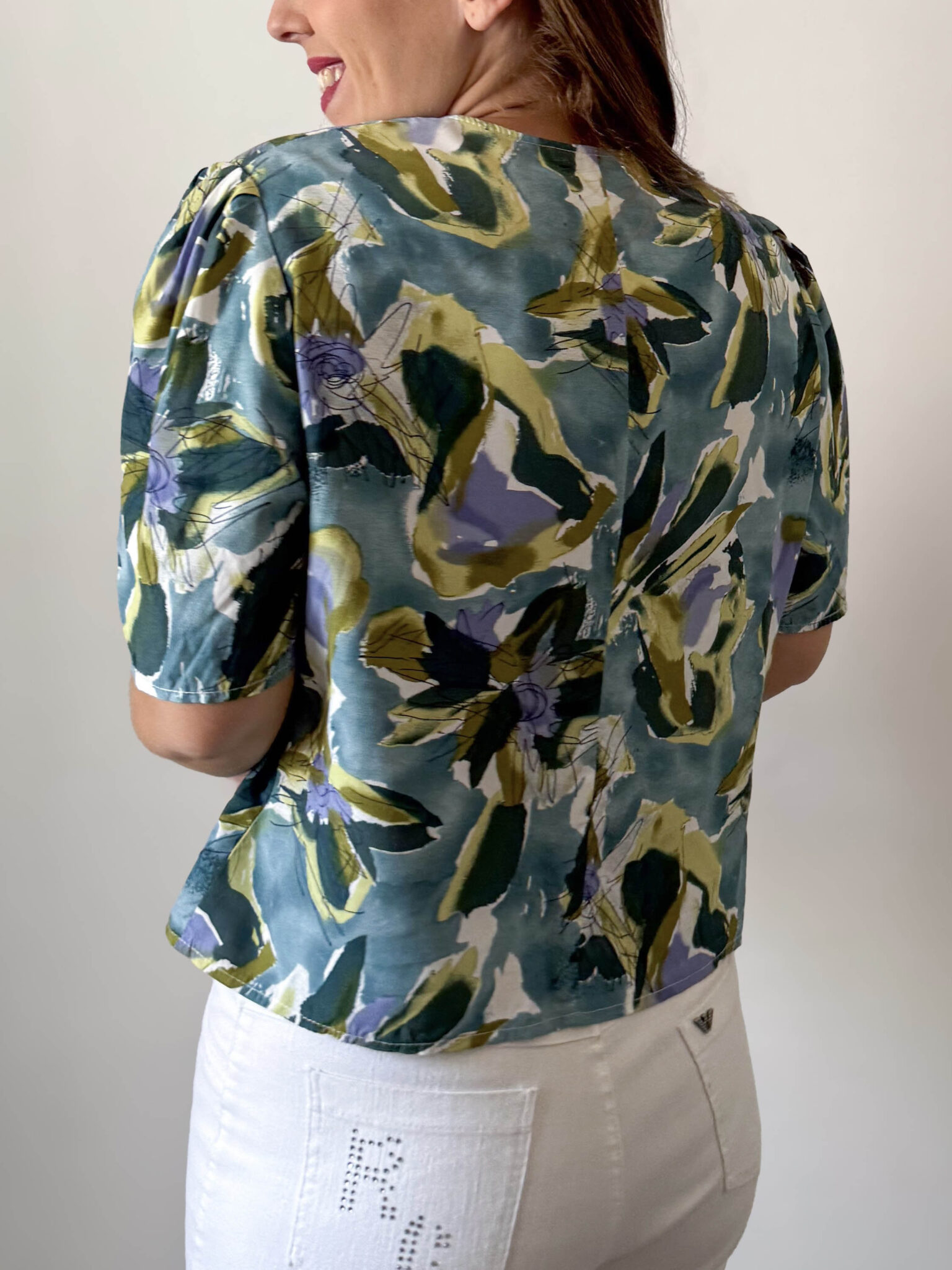 Imagen de Blusa tonos verdosos (4)