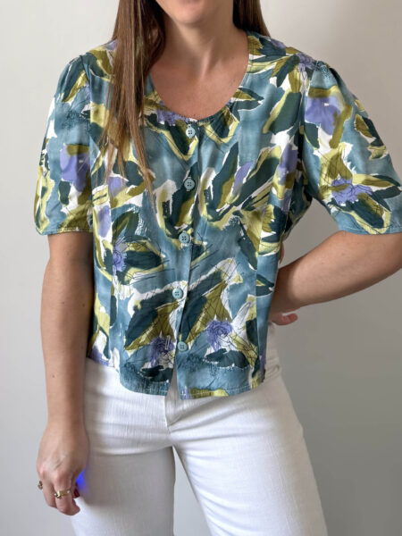 Imagen de Blusa tonos verdosos (6)