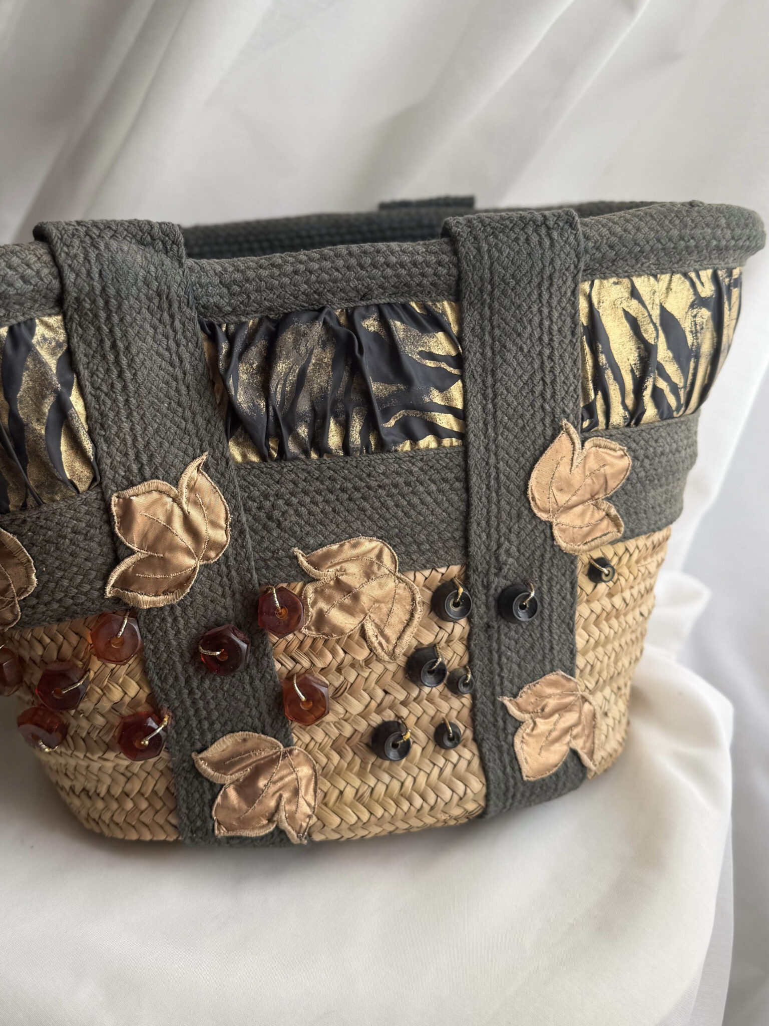 Imagen de Bolso rafia vintage (2)