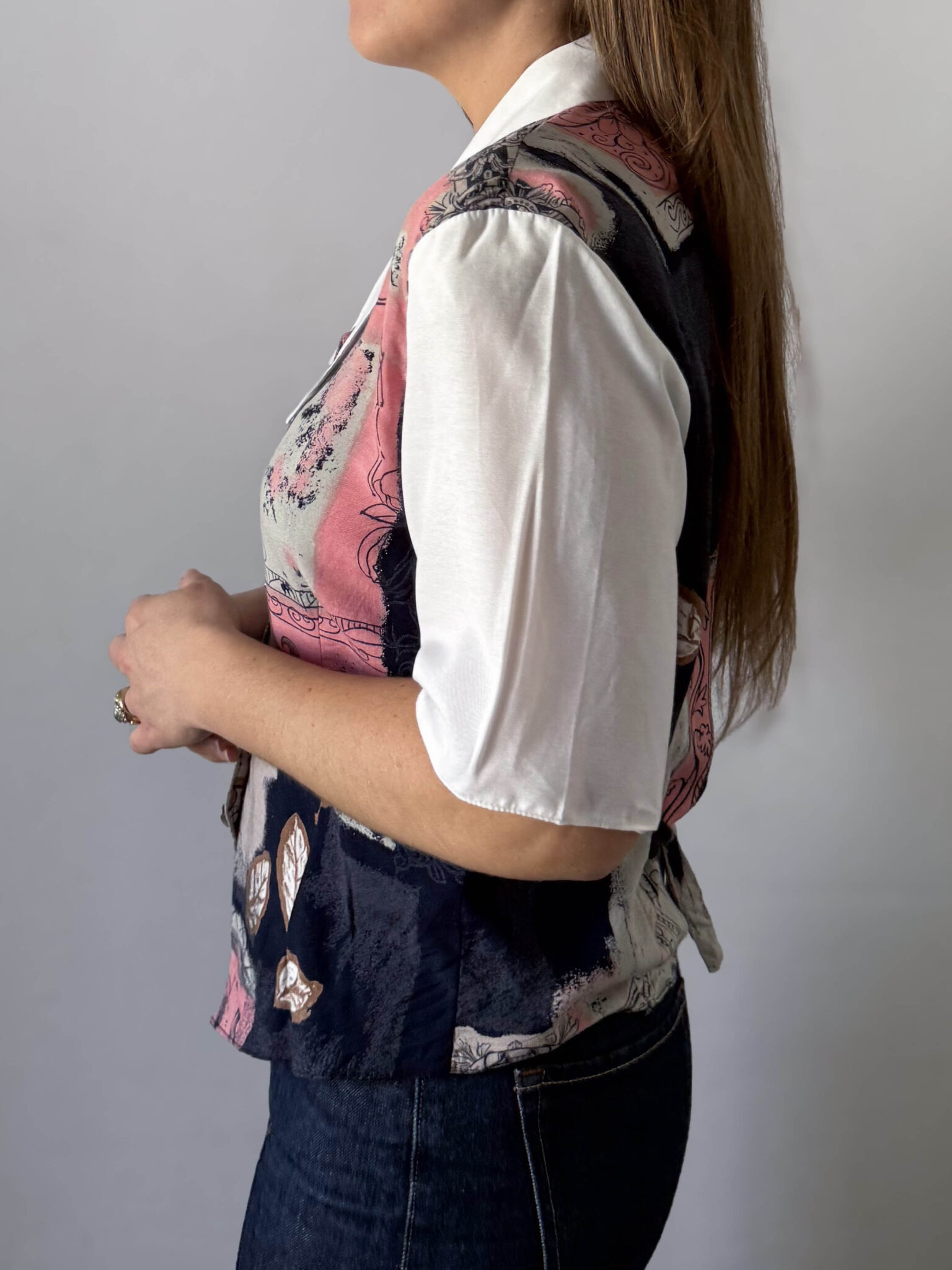 Imagen de Camisa efecto chaleco estampado (3)
