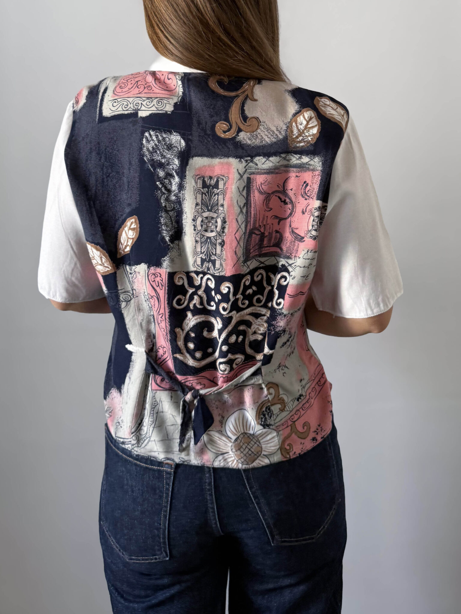 Imagen de Camisa efecto chaleco estampado (4)