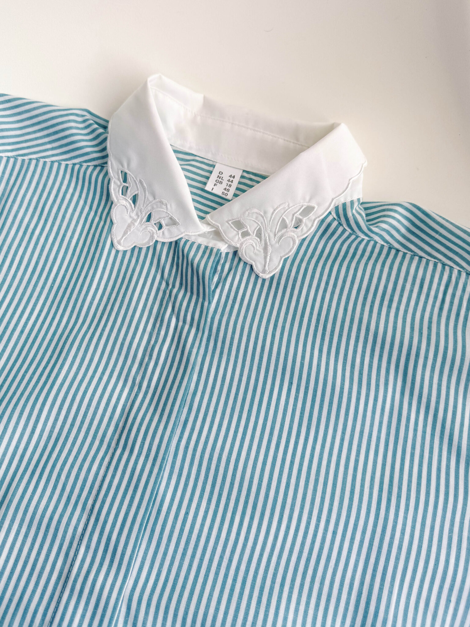 Imagen de Camisa rayas verdes y blancas (1)