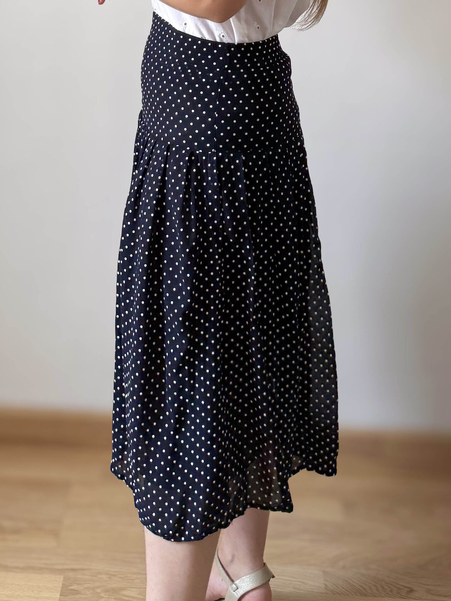 Imagen de Falda topos azul (2)