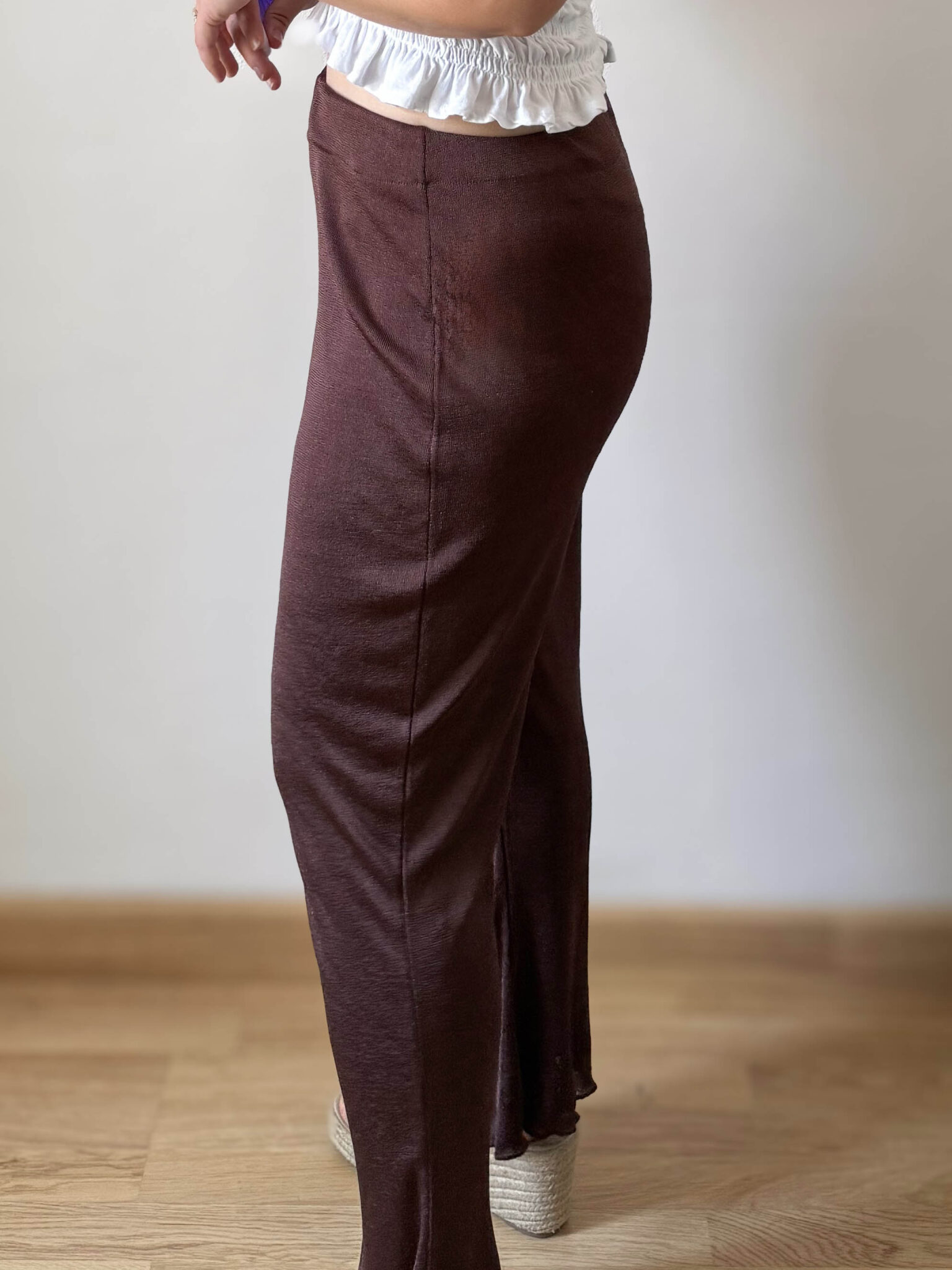 Imagen de Pantalón marrón semitransparente (1)