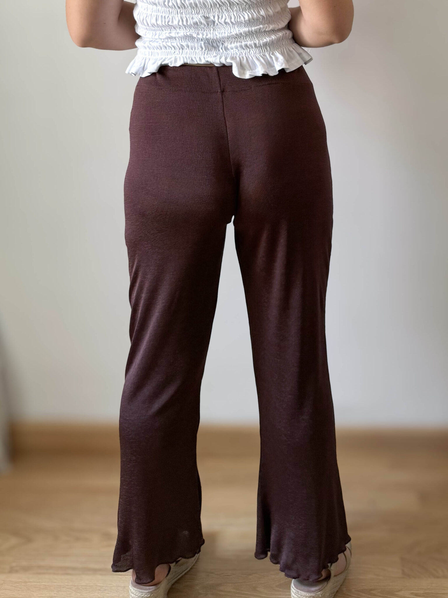 Imagen de Pantalón marrón semitransparente (2)