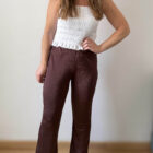 Imagen de Pantalón marrón semitransparente (4)