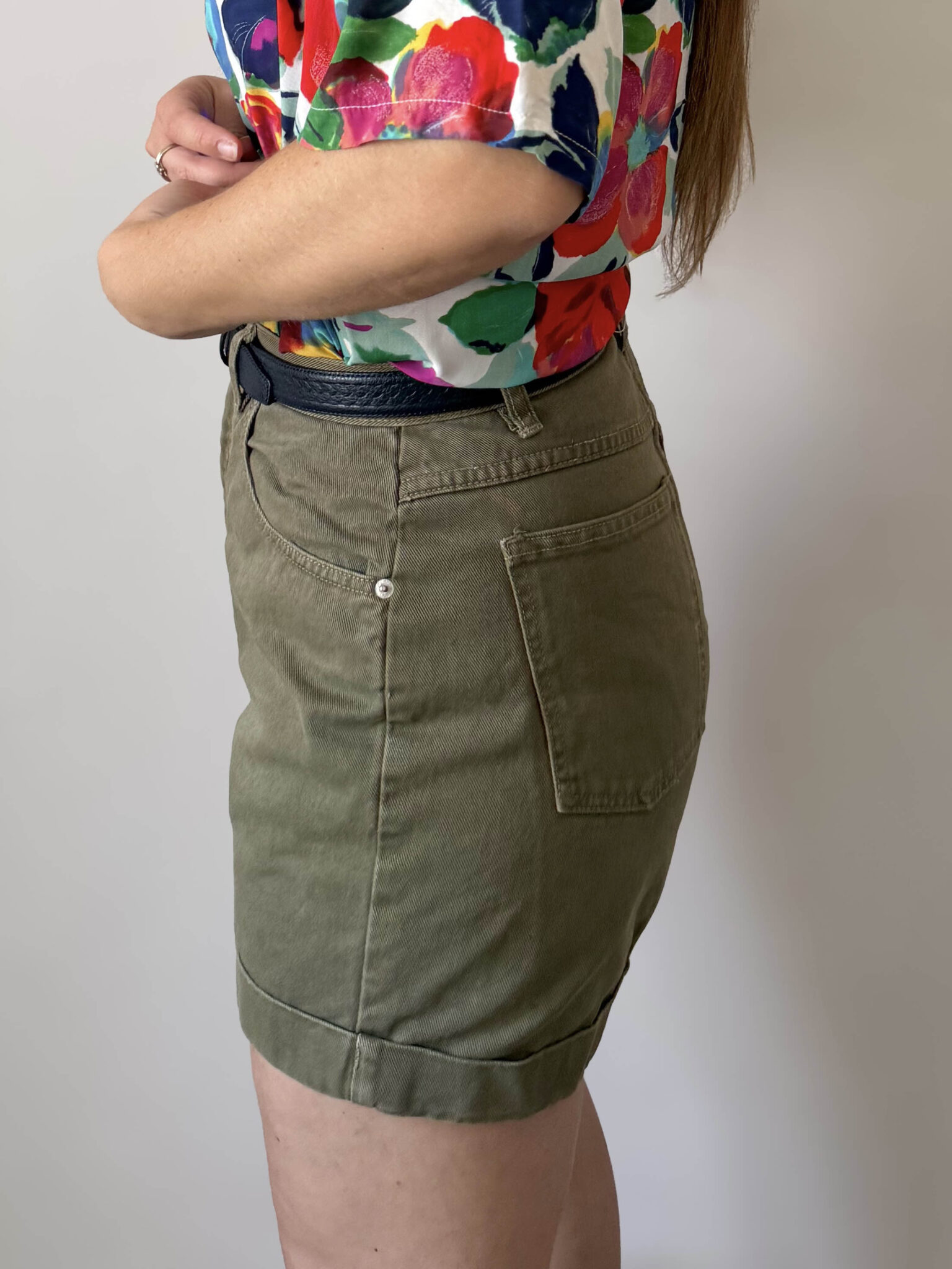 Imagen de Shorts denim verde (5)