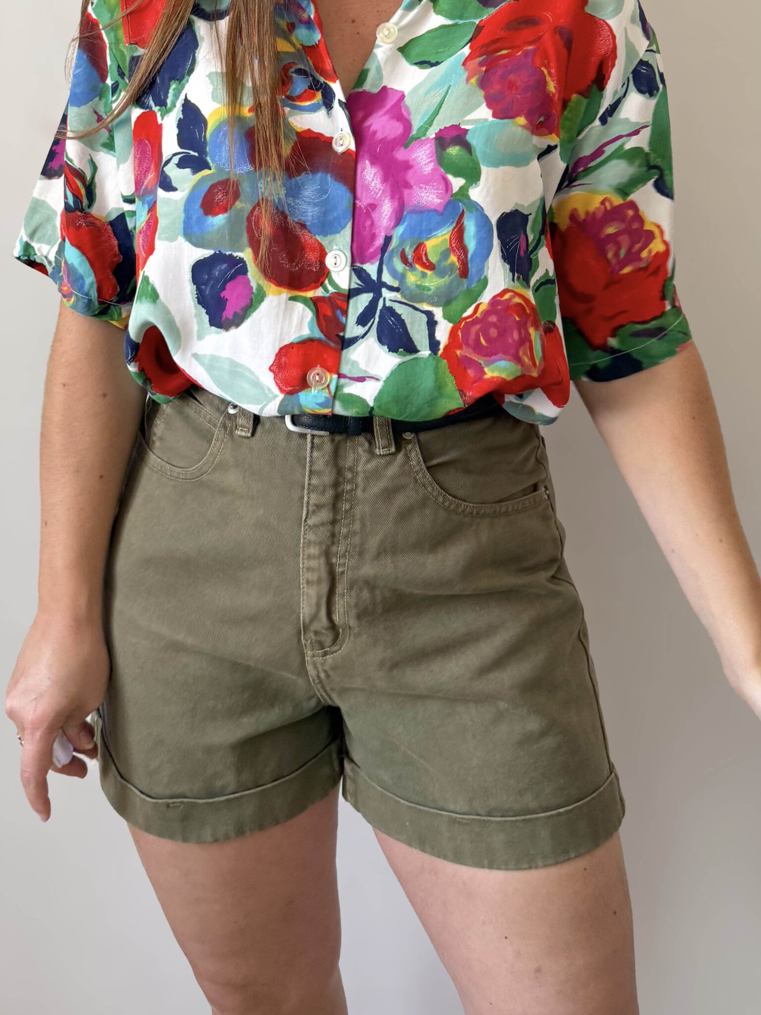 Imagen de Shorts denim verde (7)